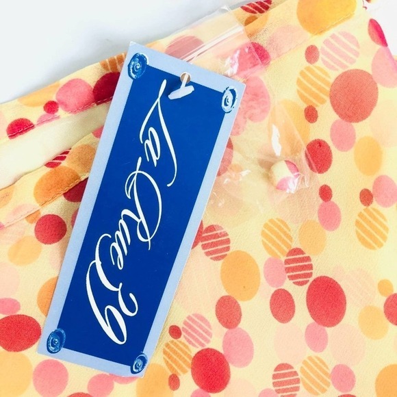 NWT La Rue 39 100% Silk Skirt 14 - Picture 4 of 10